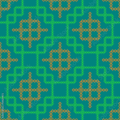 asian ethnic geometric fabric pattern

         