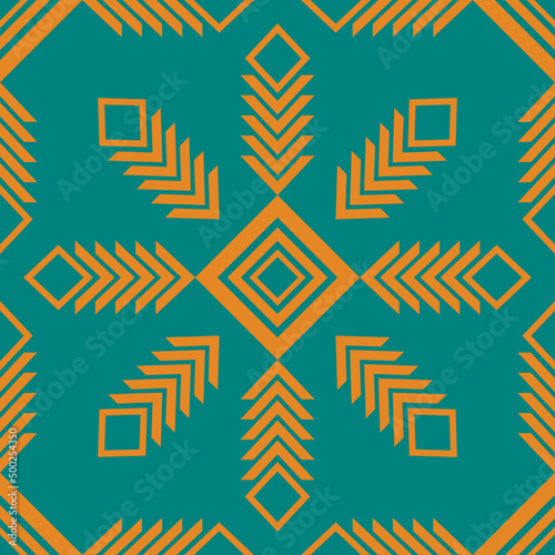 
 colourful asian geometric vintage pattern