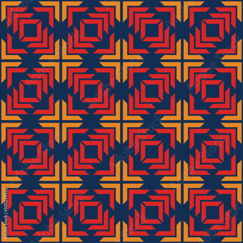 
 colourful asian geometric vintage pattern
