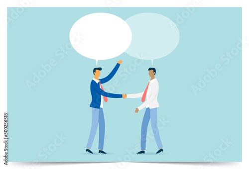 Business people sharing ideas