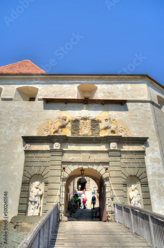 Riegersburg, Styria, Austria, HDR Image photo