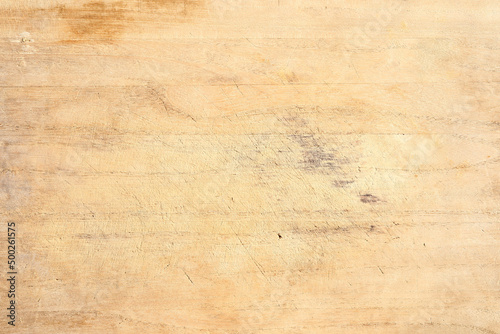 Tableau sur toile Natural brown wooden surface background texture
