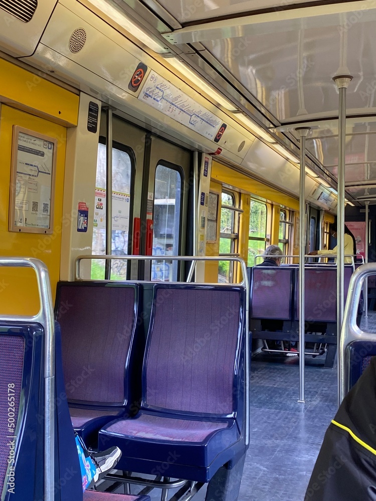 Fototapeta premium interior of a train