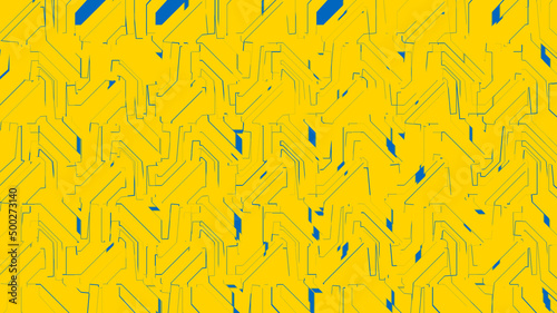 yellow Illustration unusual drawing interesting abstract light, bright background, pastel colors blank layout