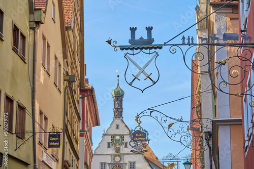 downtown of Rothenburg on T...