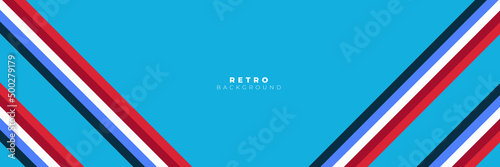 Abstract simple retro style with stripes 1970 background design Vector illustration