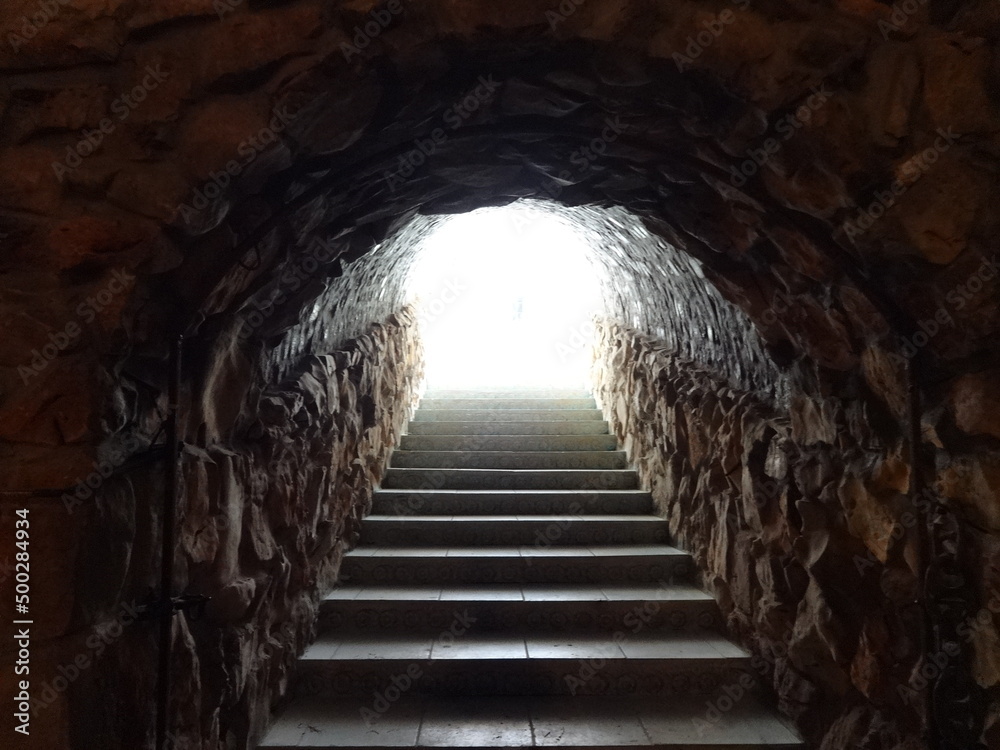 Obraz premium Stone Tunnel Exit