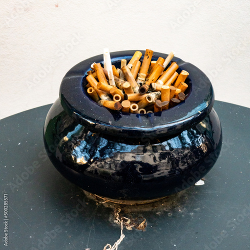 full ashtray