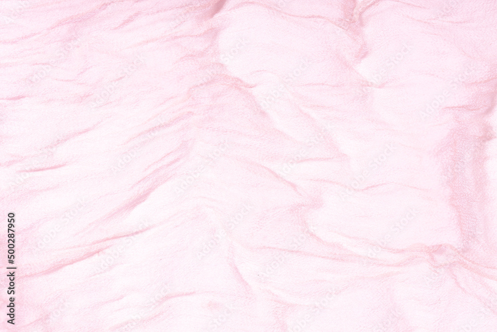 Fototapeta premium Pink Abstract background of soft chiffon with curve and wave