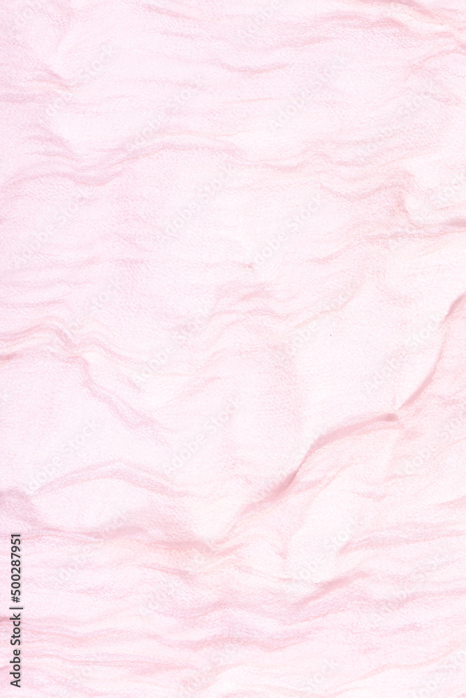 Fototapeta premium Pink Abstract background of soft chiffon with curve and wave