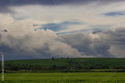 Clouds over the Baranakh mountain range