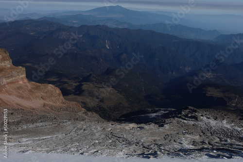 Cofre de Perote from Volcan Orizaba photo