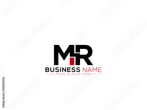 Modern MR Logo Image, Creative Mr rm Logo Letter Vector Icon Design For Your Simple Business