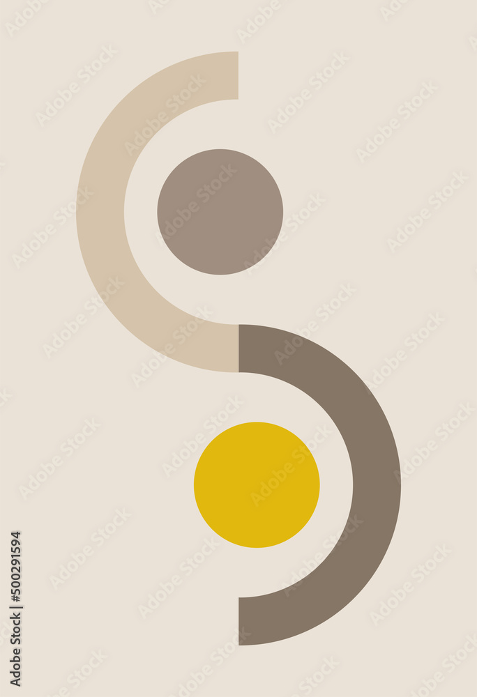 Geometric poster. Abstract prints and wall decor. Modern minimalist neutral art print. Boho style. Geometric poster. Abstract prints and wall decor. Modern minimalist neutral art print. Boho style.