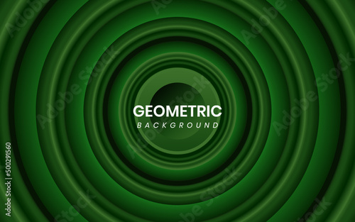 Green abstract background with circles, circles background, green background, background design,