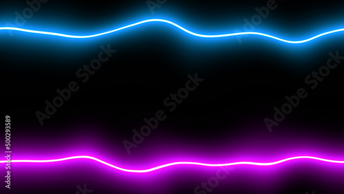 Blue and purple bright flow...