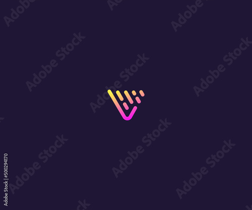 Letter V, VV, VVV, VVVV Logo Design vector Template