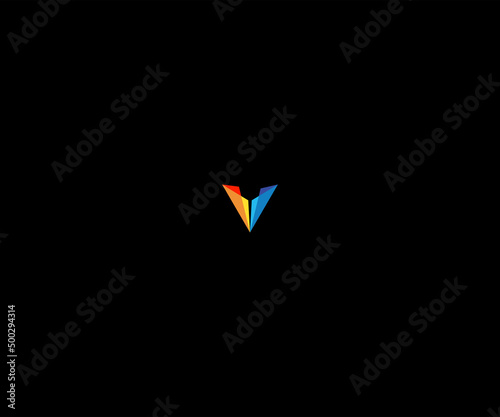 Letter V Logo Design vector Template