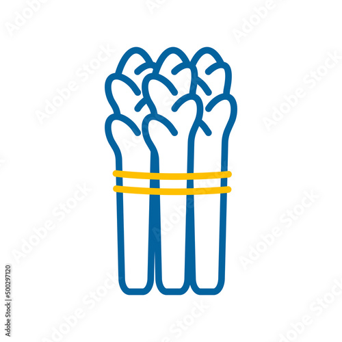 Asparagus vector icon. Vegetable symbol