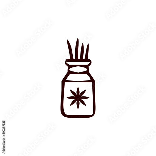 Scented Spa stick on holder icon