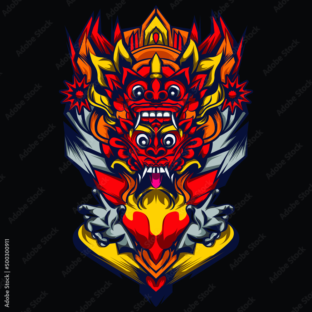 Fototapeta premium tribal skull tattoo