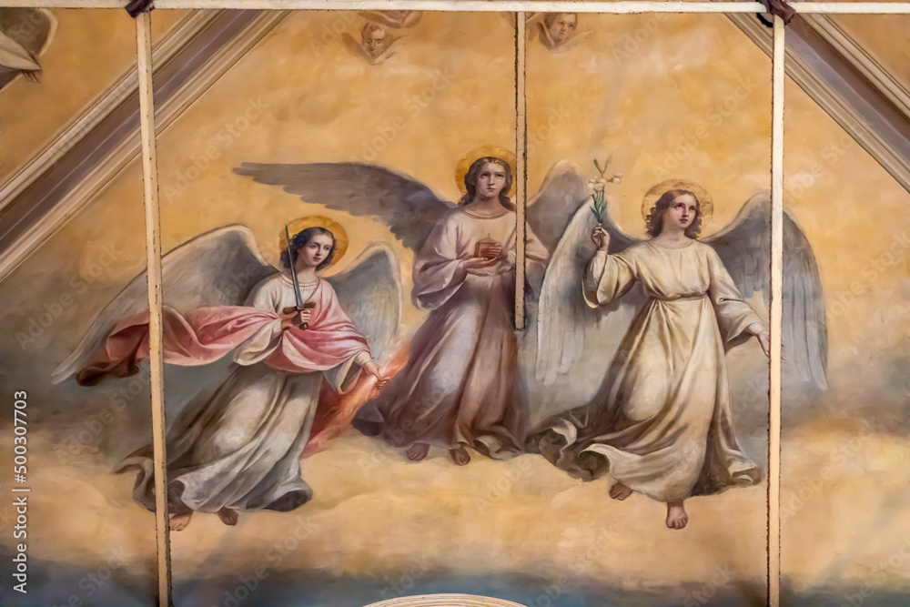 Fresco. Angels