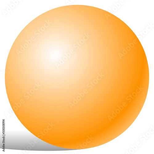 Bead, pearl 3d sphere vector illustration