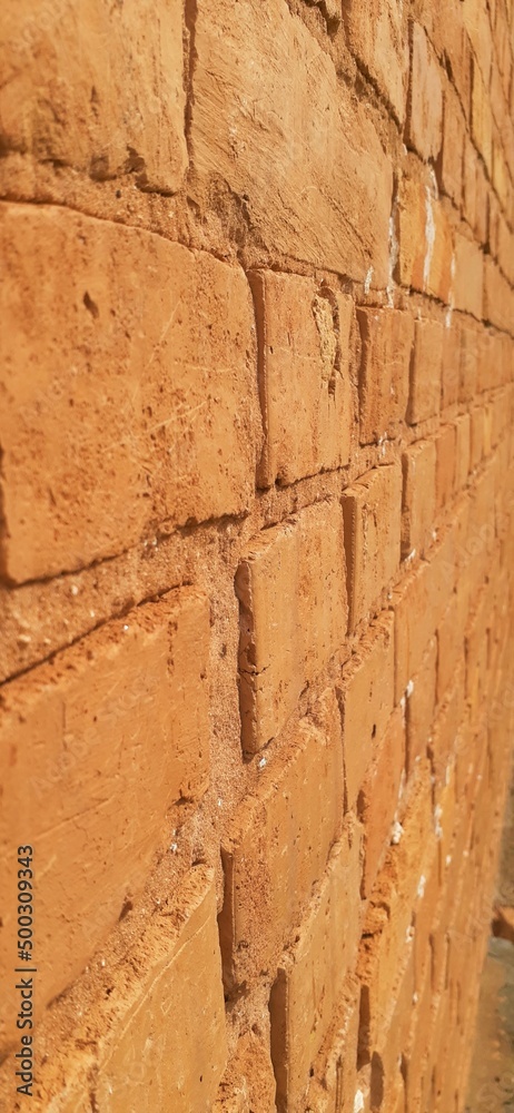 Fototapeta premium Brick wall of an old house