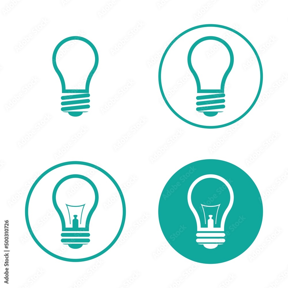 lamp logo design icon vector lamp logo design icon vector
