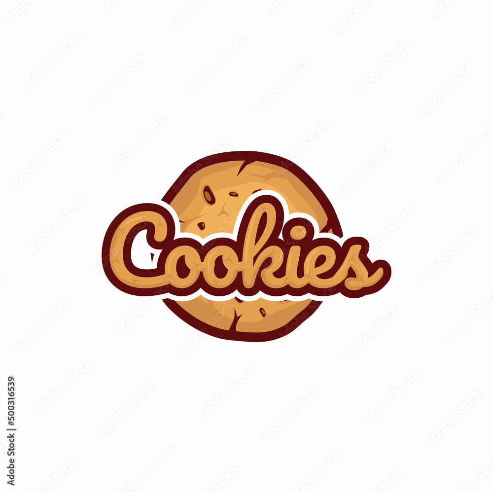 Cookies logo design vector illustration Cookies logo design vector illustration