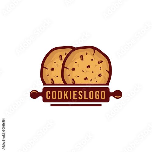 Cookies logo design vector illustration
