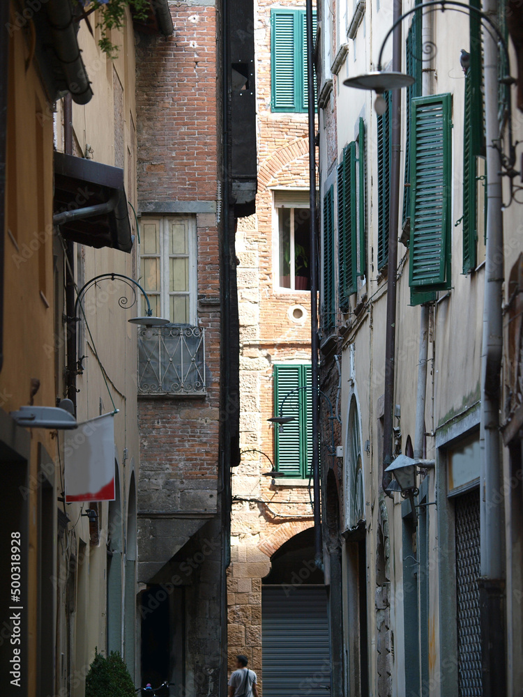 Lucca - Picturesque and antique architecture of city center