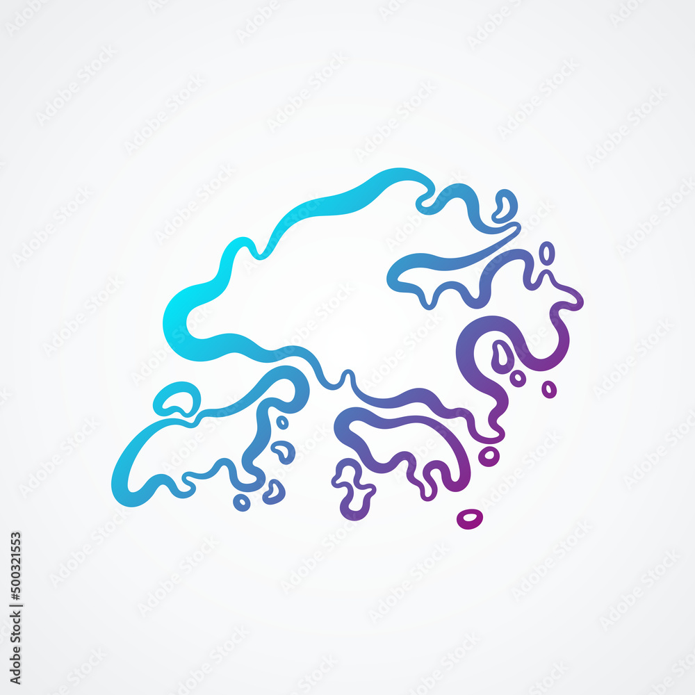 Hong Kong - Outline Map Hong Kong - Outline Map