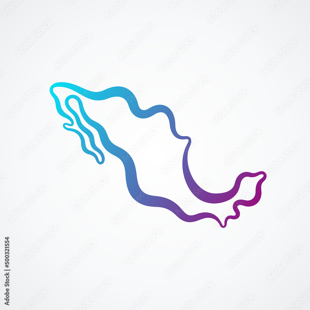 Mexico - Outline Map Mexico - Outline Map