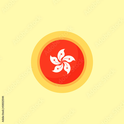 Hong Kong - Circular Flag