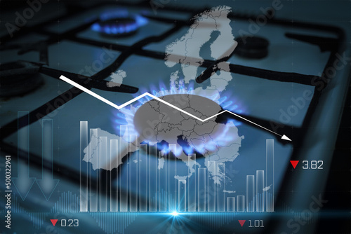 Obraz na plátne European energy crisis after Russia's invasion of Ukraine