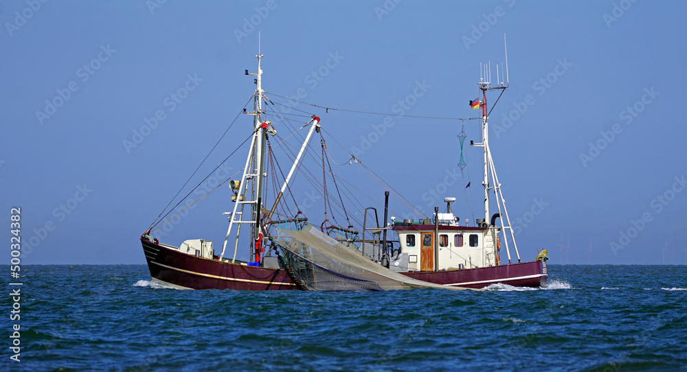 Krabbenkutter vor Norderney