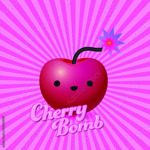 Illustration of a cherry bomb
