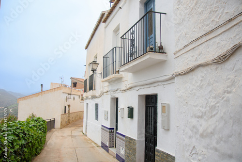 Architecture of the Old Town of Sayalonga in Andalusia  Spain