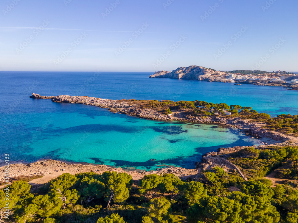 Cala Agulla, Mallorca from Drone