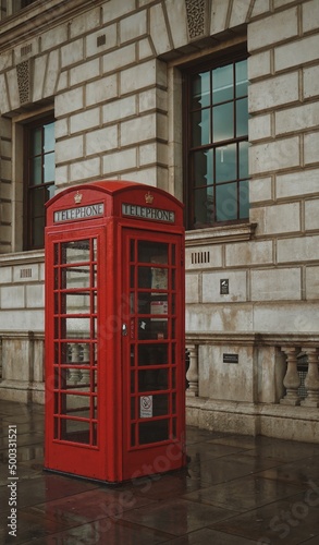 Telephone Booth in London  UK