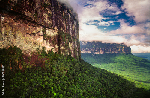 Auyán-tepui mountains, Canaima National Park, Bolivar State, Venezuela photo