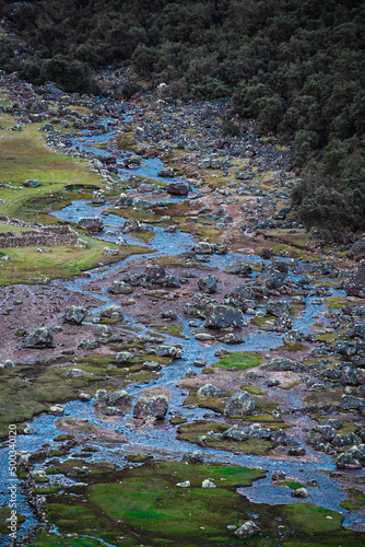 River in the andes, Cusco - Perú