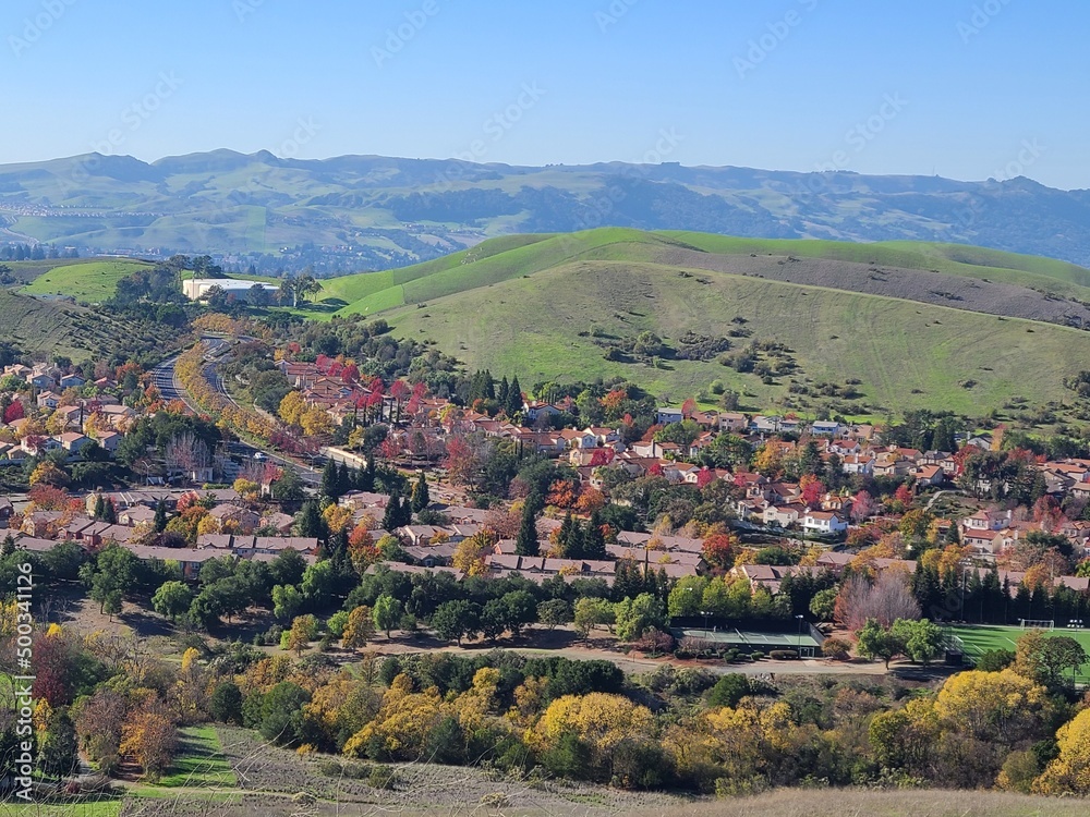 San Ramon is one of the few cities that put on a pretty display in Autumn in California