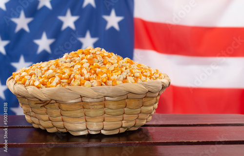 United States corn. Agriculture in the United States. Corn trade.