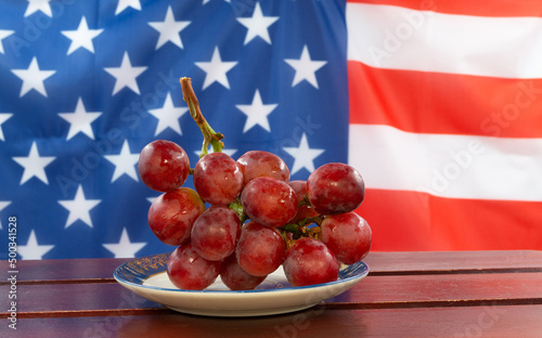 United States grapes. Agriculture in the United States. Grape trade