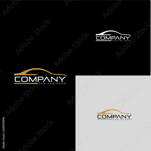 Logo set of car logo icon illustration vector; car wash; car seller