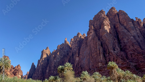 wadi disah saudi arabian nature wonder  photo