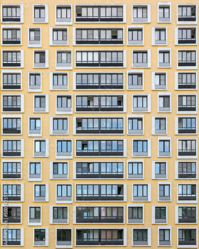 Facade of a residential modern house