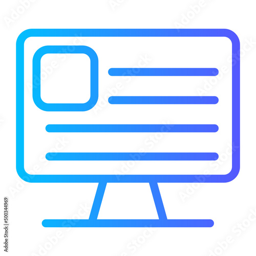 content creator gradient icon